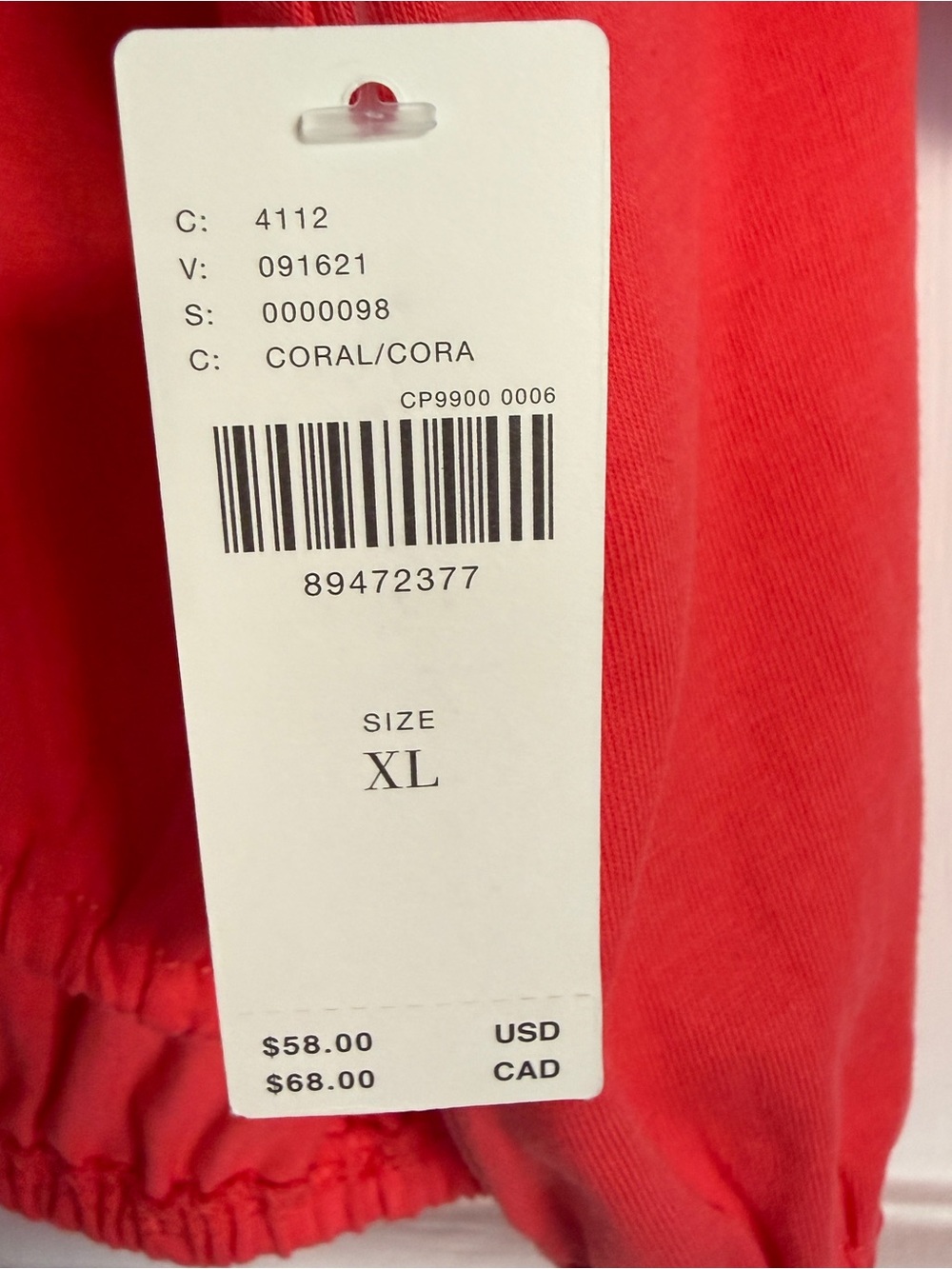 Anthropologie Pilcro Coral Drawstring Hem Top - Picture 3 of 9